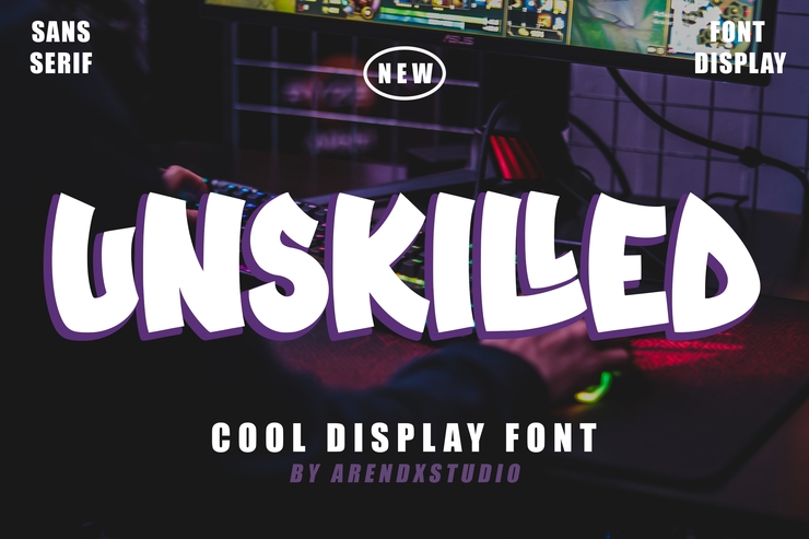 Unskilled字体 7