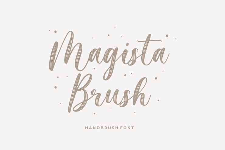 Magista Brush字体 2