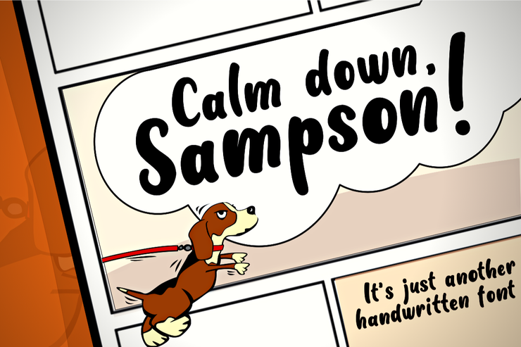 Calm Down Sampson字体 4