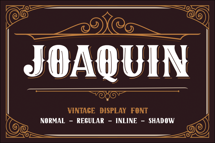 JOAQUIN字体 3