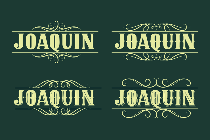 JOAQUIN字体 5