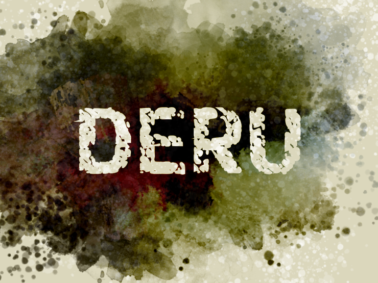 d Deru字体 1