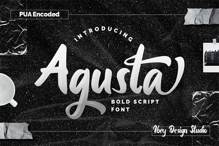 Agusta字体 1