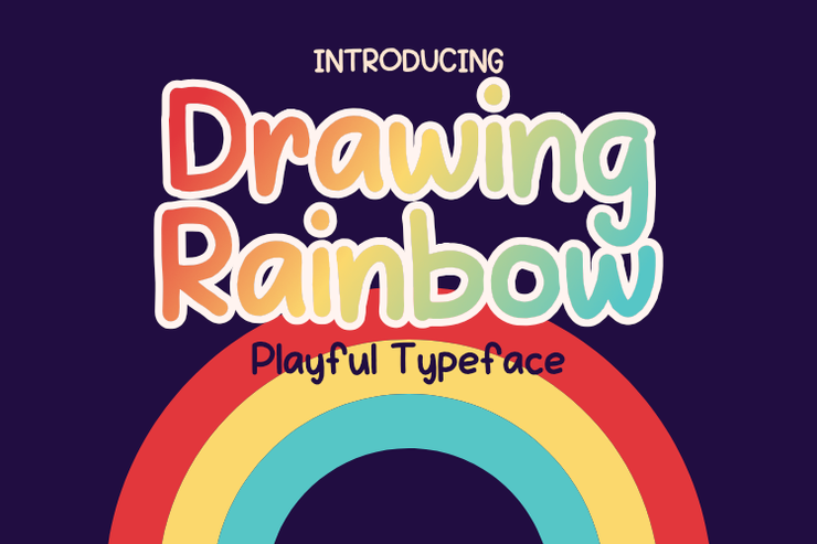 Drawing Rainbow字体 1