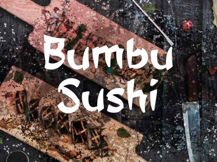 b Bumbu Sushi字体 1