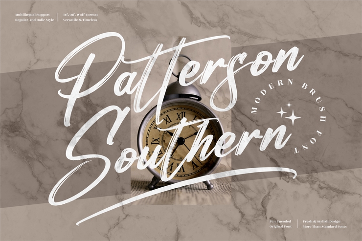 Patterson Southern字体 9