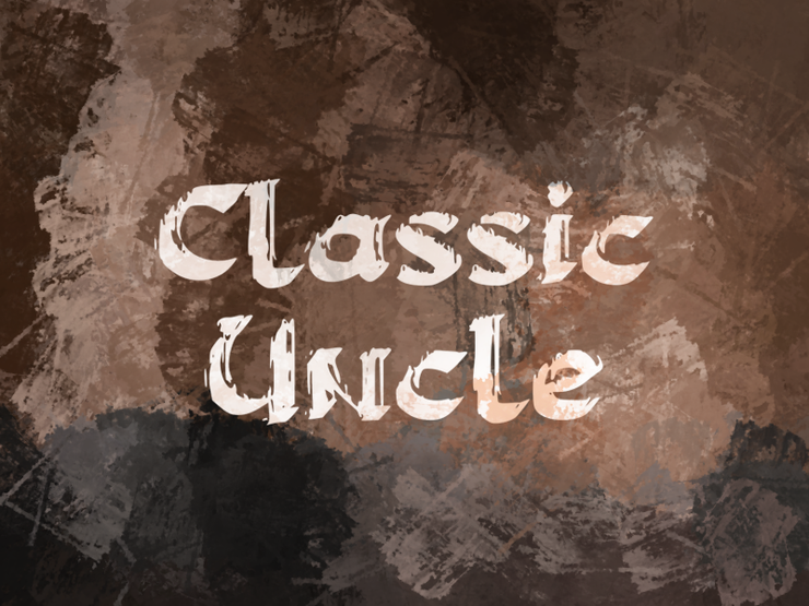 c Classic Uncle字体 1