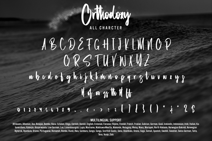 Orthodoxy字体 5
