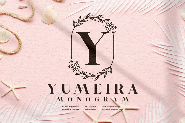 Yumeira Monogram字体 1
