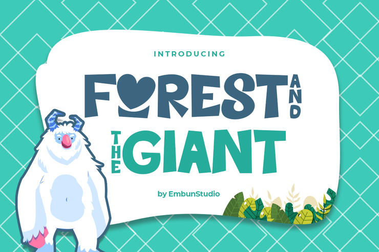 Forest And Giant字体 1