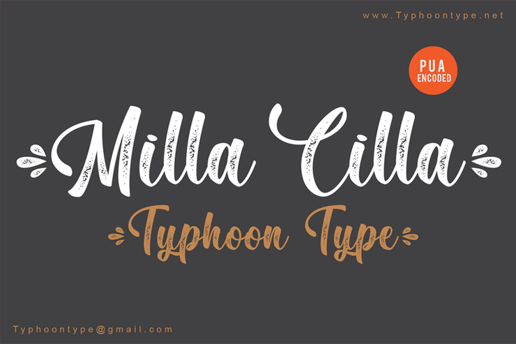 Milla Cilla -字体 1