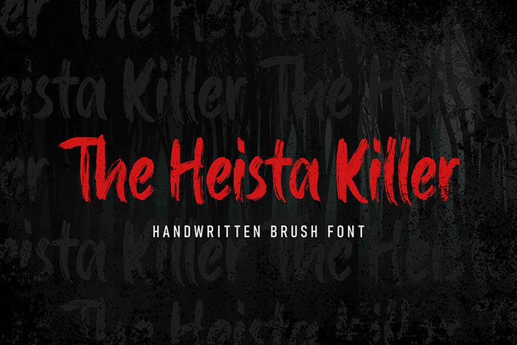 The Heista Killer字体 1