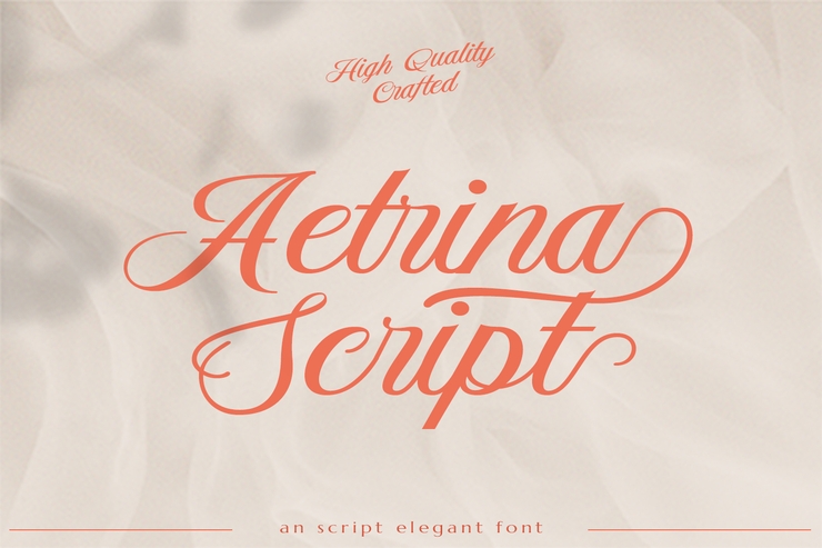 Aetrina Script字体 1