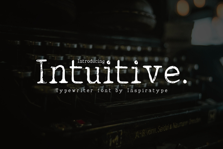 INTUITIVE字体 1
