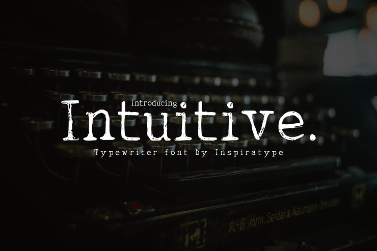 INTUITIVE字体 1