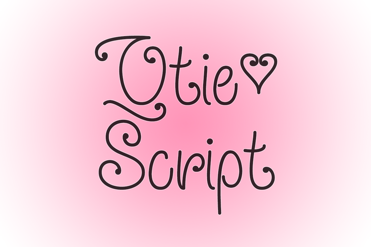 Qtie Script字体 3