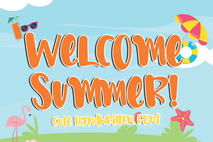 Welcome Summer字体 1