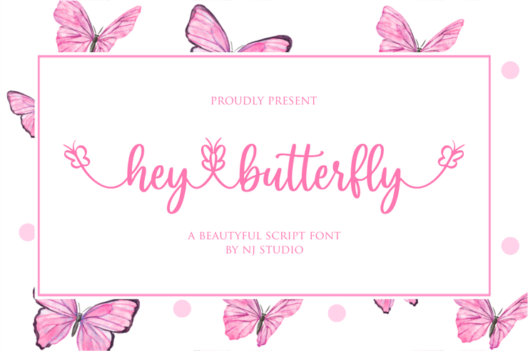 hey butterfly字体 3