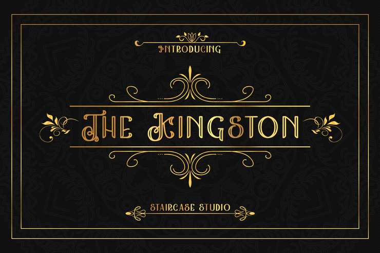 The Kingston字体 1