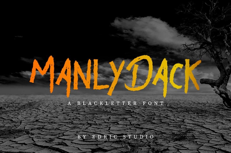 Manly Dack字体 1