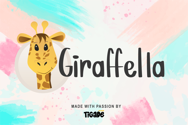 Giraffella字体 5