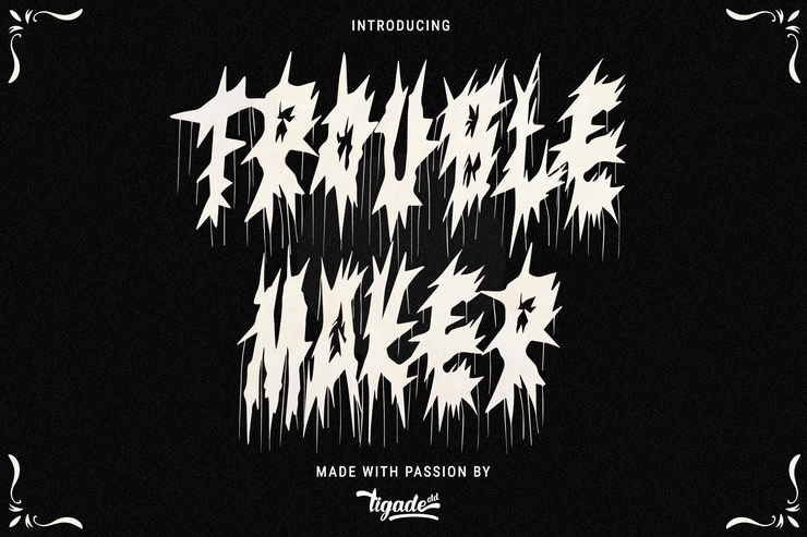 Trouble Maker字体 5