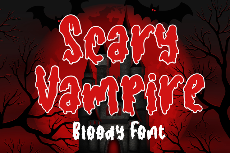 Scary Vampire字体 1