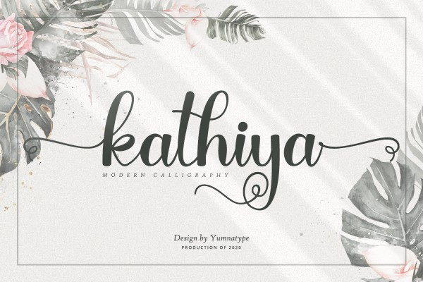 Kathiya字体 3