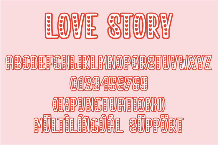 love story字体 6