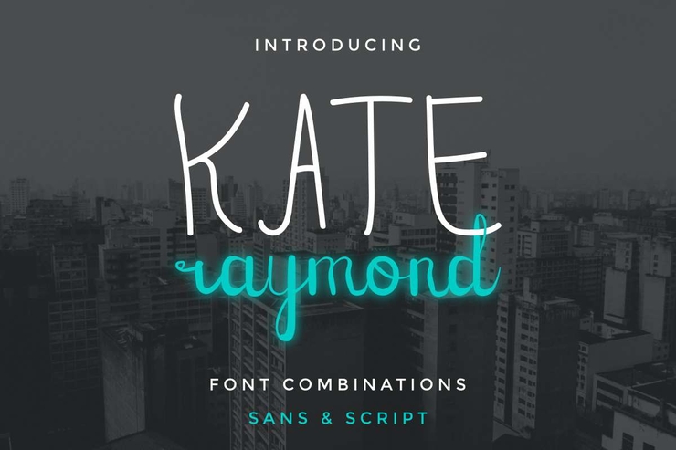 Kate Raymond Script字体 1