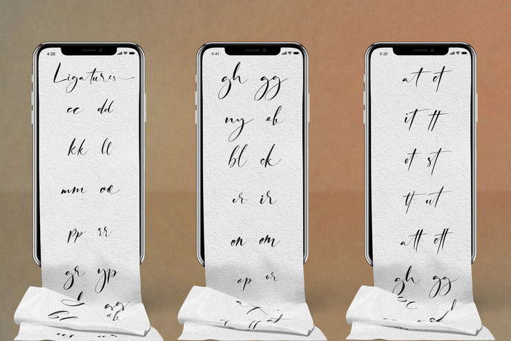 Signature Photopedia字体 10