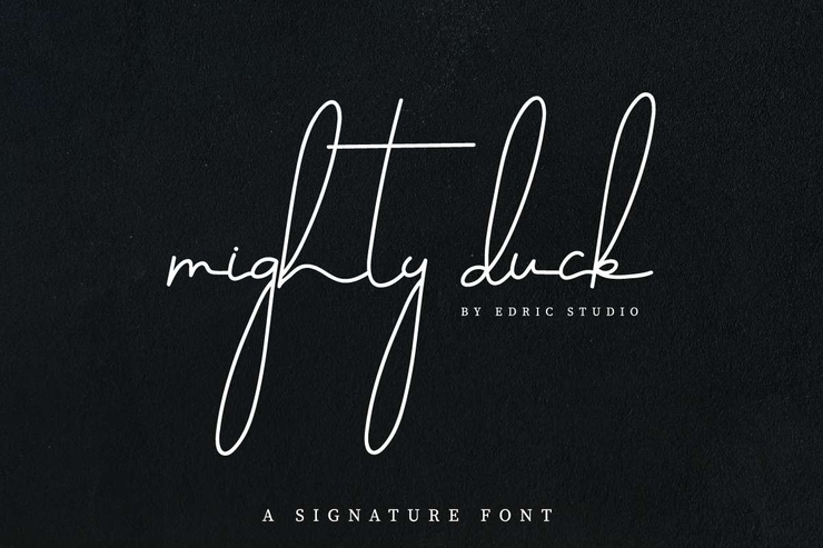 Mighty Duck字体 1