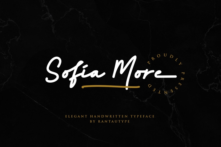 Sofia More字体 8