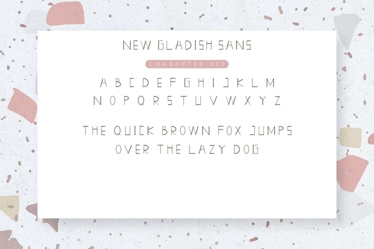 New GLADISH Fancy字体 2