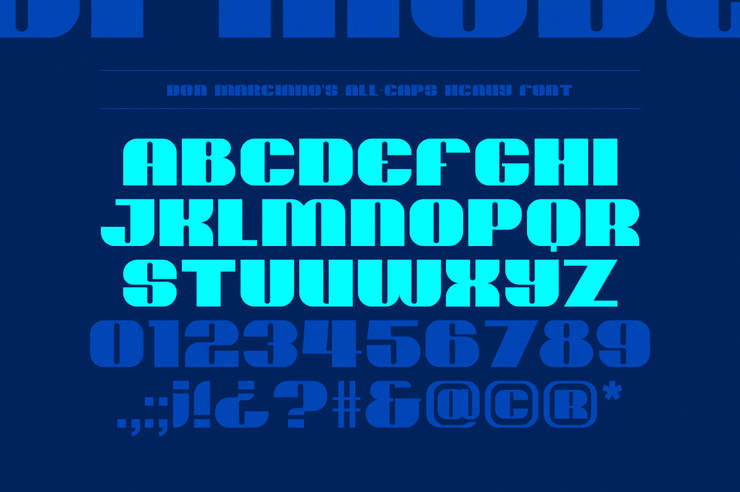 Play Heavy字体 4
