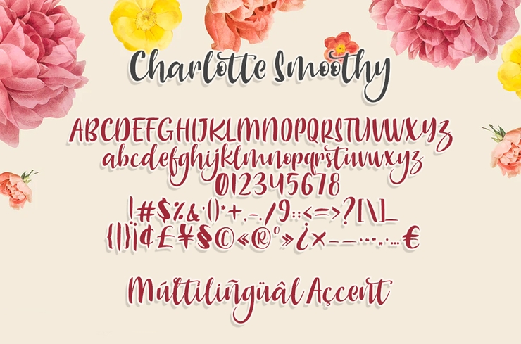 Charlotte Smoothy字体 4