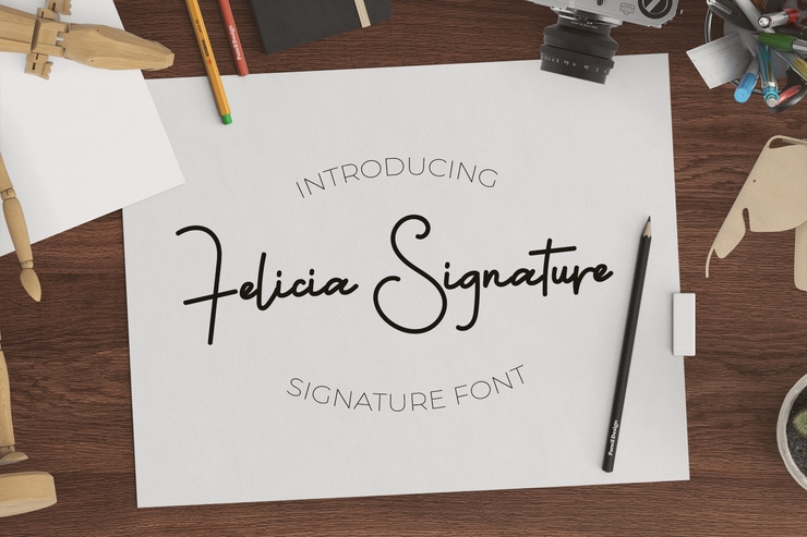 Felicia Signature字体 1