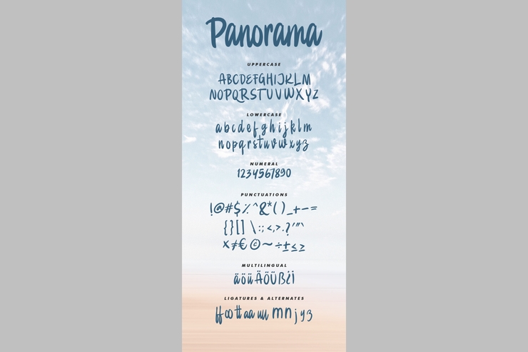Panorama字体 4