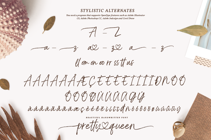 Pretty Queen字体 3