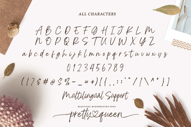 Pretty Queen字体 5
