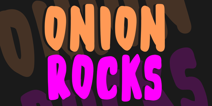 Onion Rocks字体 1