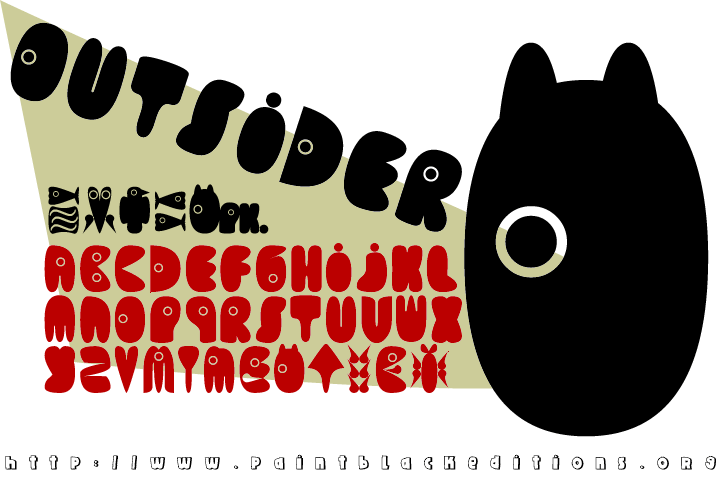 Outsider字体 1