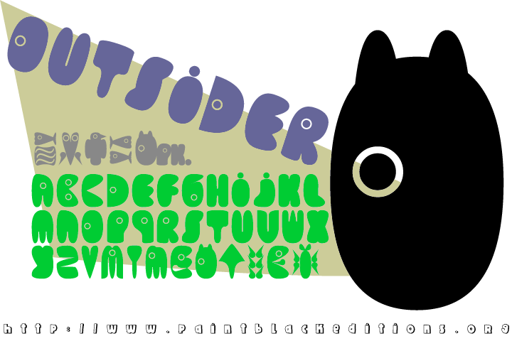 Outsider字体 2