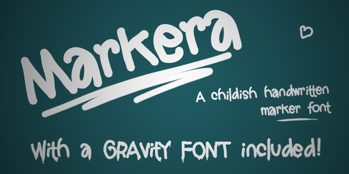 Markera 字体 1