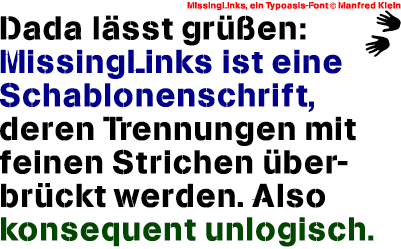 MissingLinks字体 1