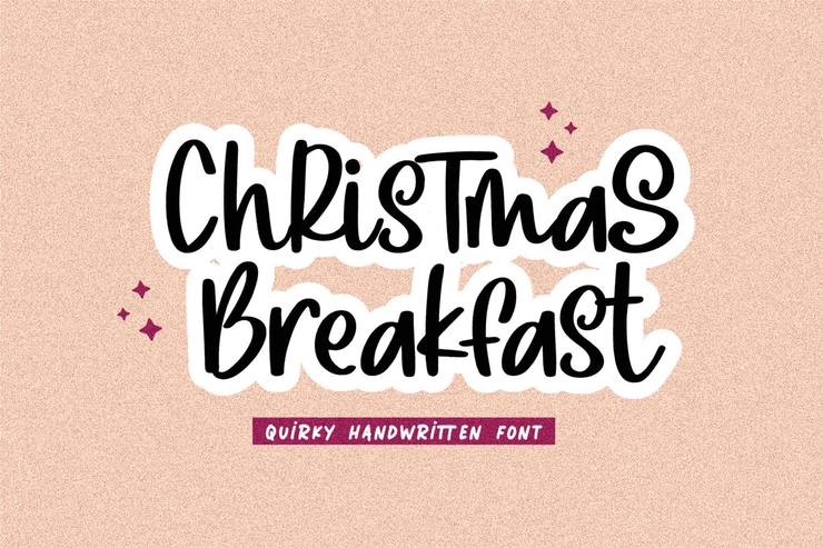 Christmas Breakfast字体 3