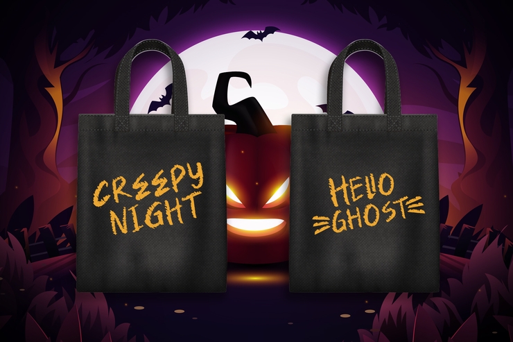 Spooky Crack字体 3