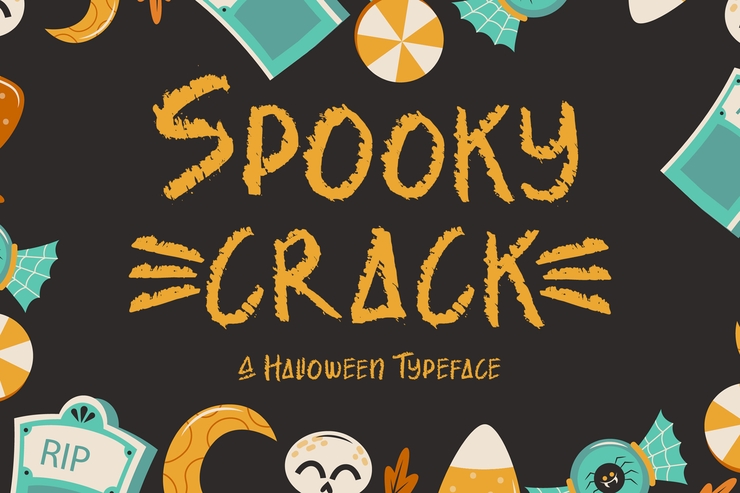 Spooky Crack字体 5