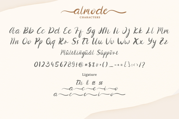 Almode字体 4