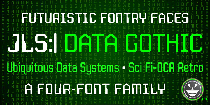 JLS Data Gothic字体 4